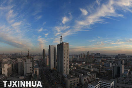 “大雪”時節天津白云如練