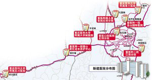 重醫要在渝北建附屬第三院 未來五年內新增7家