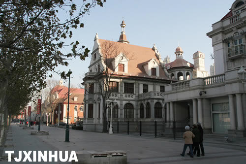 天津奧式商務區提升改造收尾 風貌建筑展新姿