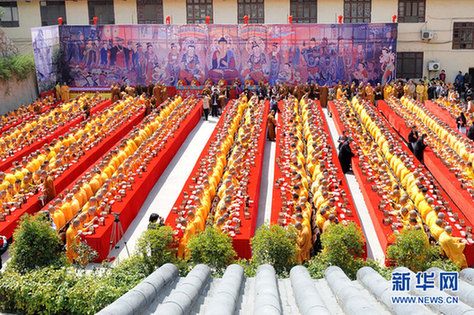 南京棲霞寺舉行千僧大齋