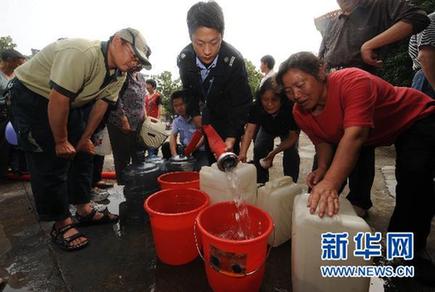 杭州余杭區水源受污染 部分地區供水停止、學校停課