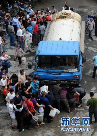 杭州余杭區水源受污染 部分地區供水停止、學校停課