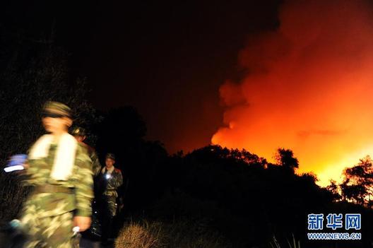 重慶國家級森林公園發生火災 面積已超300畝