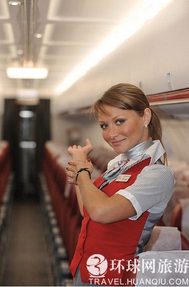 實拍美艷的俄羅斯空姐