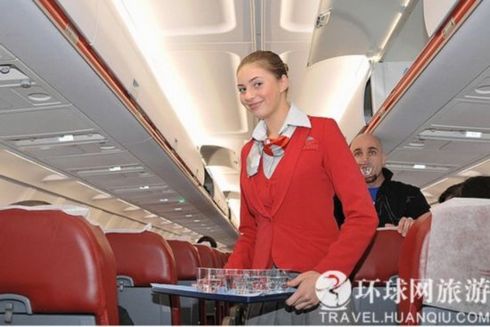 實拍美艷的俄羅斯空姐