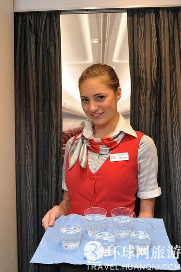 實拍美艷的俄羅斯空姐