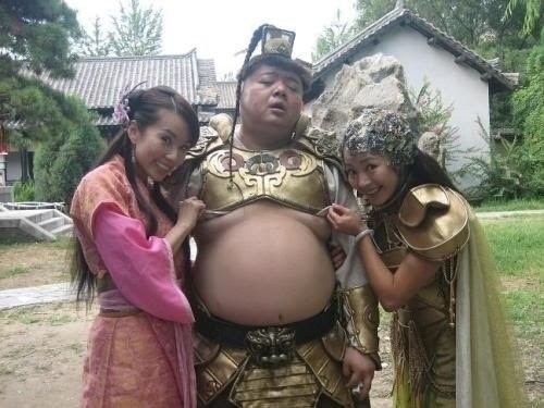 海量明星片場耍寶照片