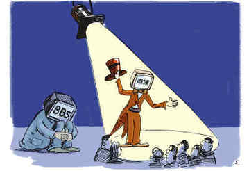 網絡論壇主角變配角？