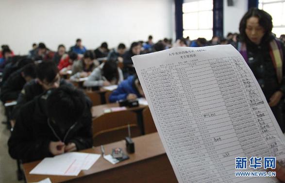 大學(xué)英語四、六級考試今開考 約926.7萬人報考