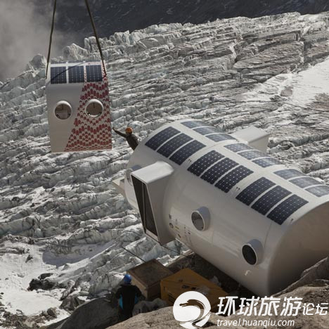 阿爾卑斯山頂的懸空旅館 你敢住嗎？