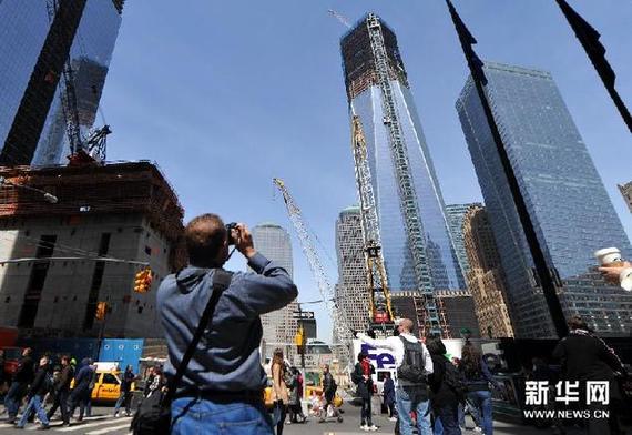 世貿中心重回紐約第一高度[組圖]