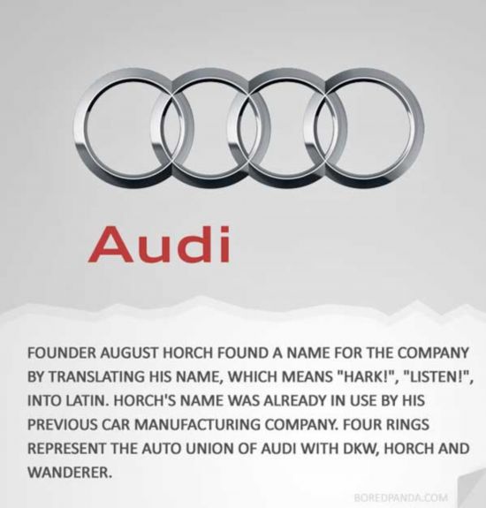 趣味組圖：全球各大品牌命名“潛規則”