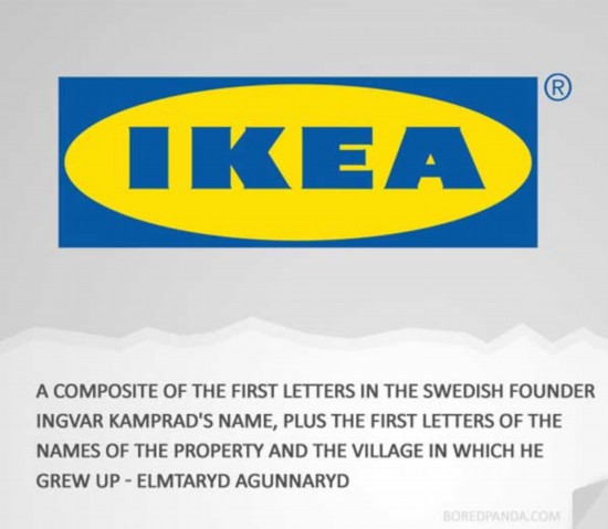 趣味組圖：全球各大品牌命名“潛規(guī)則”