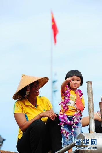 海南赴南沙漁船船隊返回三亞