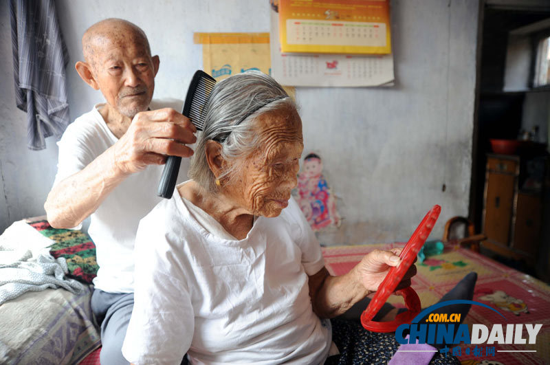 山東乳山：“橡樹婚”夫妻攜手第83個七夕節