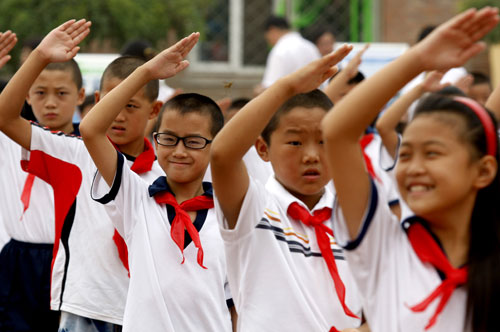 北京房山“7•21”受災學校如期開學 安全教育成第一課