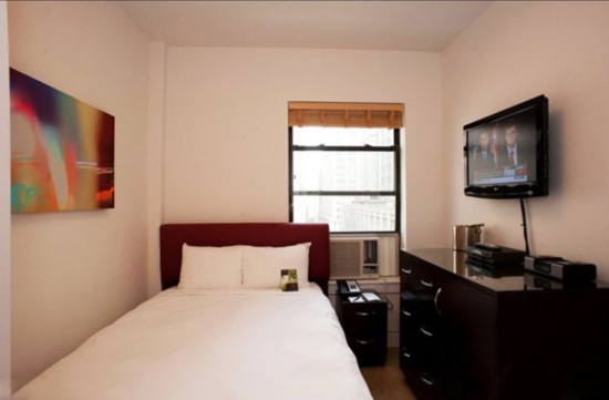 坑爹！看紐約狹小的酒店房間(組圖)