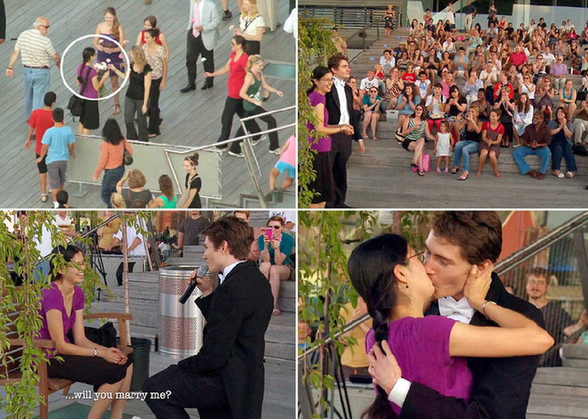 組圖：全球最令人瞠目的求婚創意