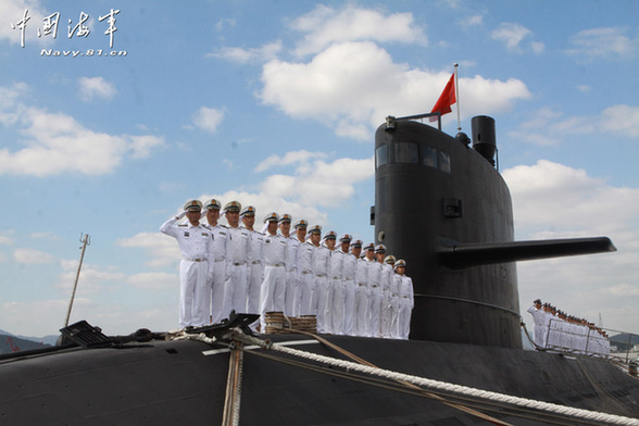 中國海軍新型潛艇內(nèi)部照曝光