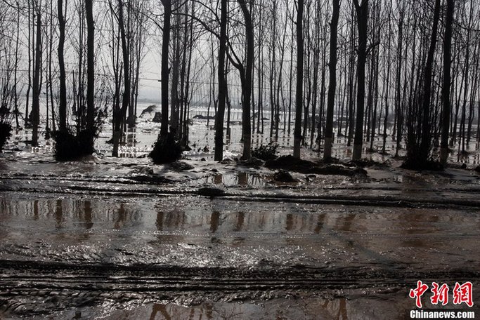 直擊山西洪洞受災現場 部分鐵路恢復通車