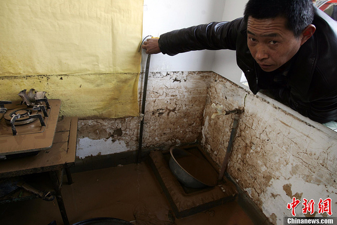 直擊山西洪洞受災現場 部分鐵路恢復通車