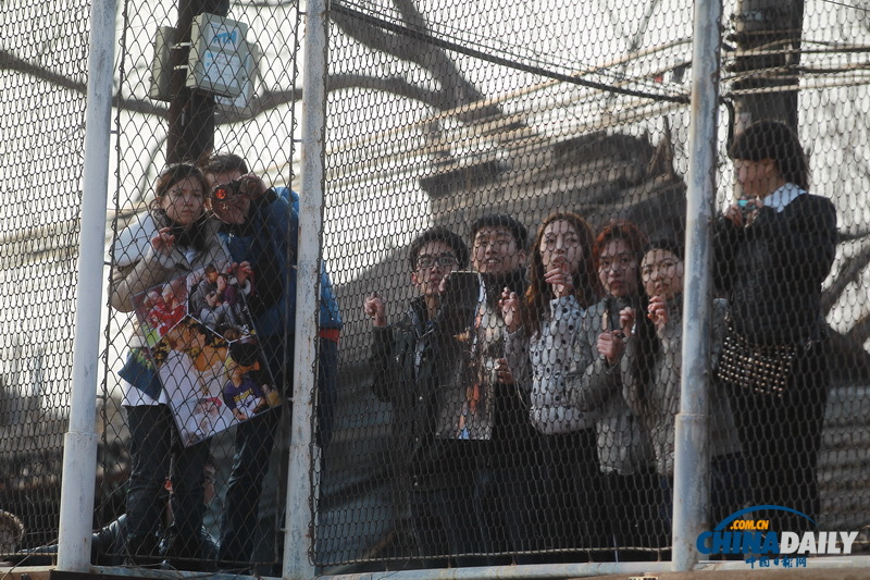 中超足球聯賽推廣大使貝克漢姆訪問北京二中并與學生互動