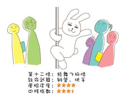 “地鐵十八怪”風靡網絡 各地網友表示就地躺槍