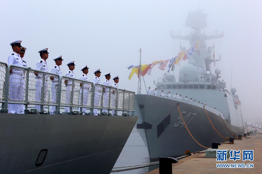 中國派出7艘艦艇赴俄參加中俄“海上聯合—2013”軍事演習