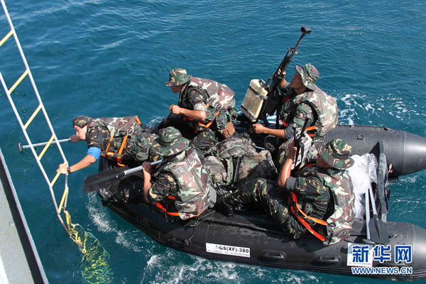 圖片實(shí)錄：全軍特種兵海上比武精彩回顧