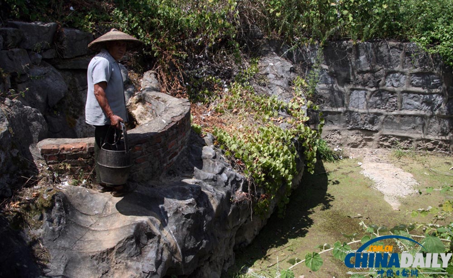 高清：湖南邵陽旱情持續發展 4萬人出現飲水困難