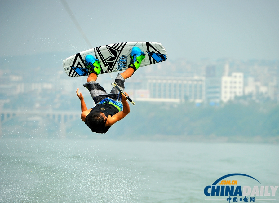 湖南張家界：“水上騎士”澧水備戰