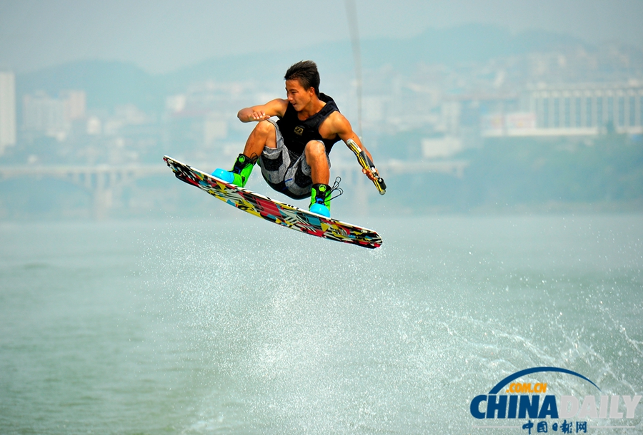 湖南張家界：“水上騎士”澧水備戰