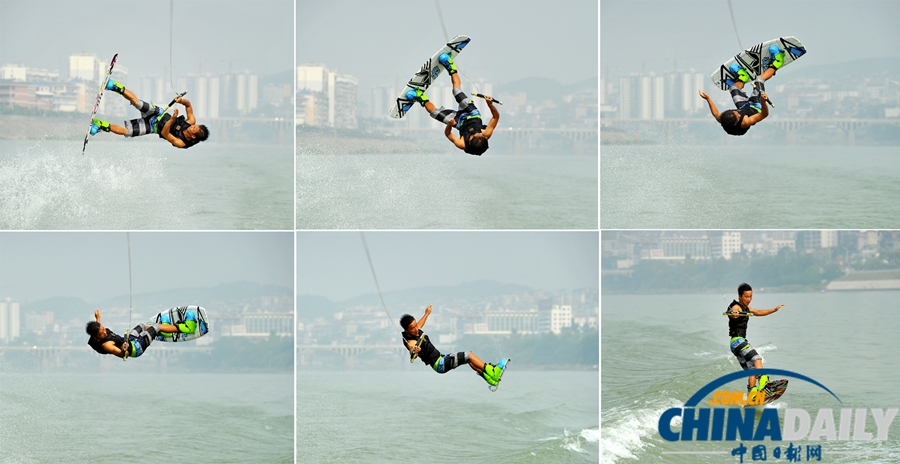 湖南張家界：“水上騎士”澧水備戰