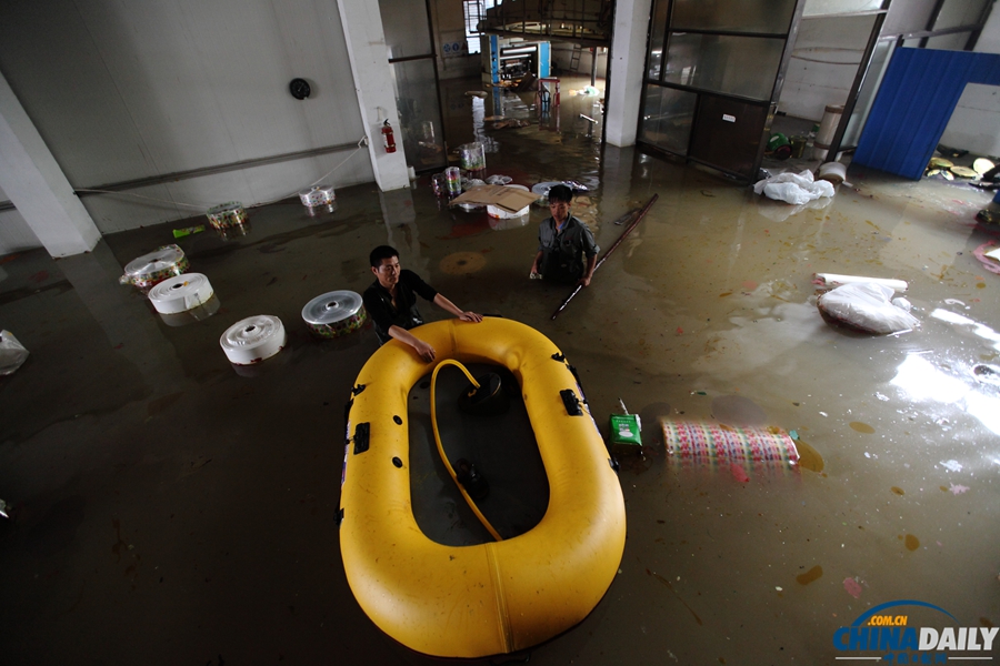 浙江桐鄉(xiāng)：臺風“菲特”過境 水災嚴重