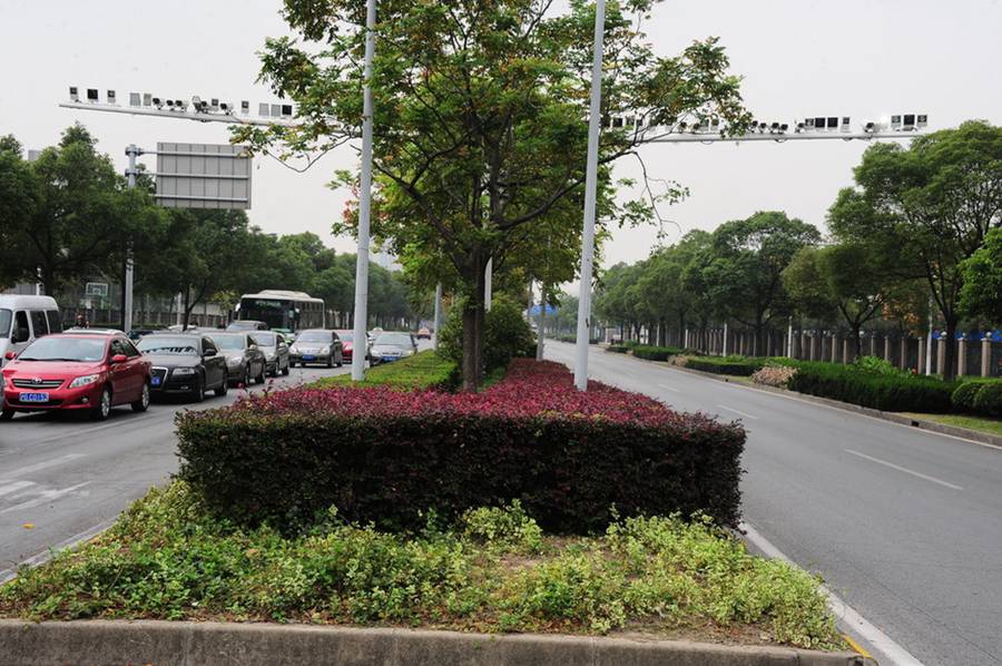 北京上海兩市路段現(xiàn)密集探頭遭調侃