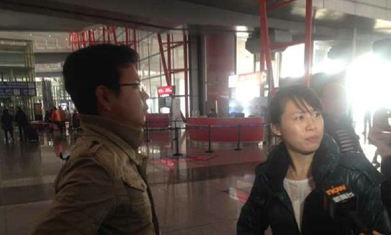 馬來西亞載154名中國人航班失聯(lián) 機(jī)場家人焦急等待