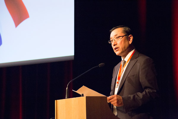 太湖文化論壇2014年巴黎會(huì)議在法開幕 甘肅省委宣傳部長(zhǎng)連輯致辭