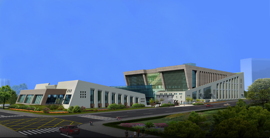 翔安區青少年校外體育活動中心體育館主體封頂