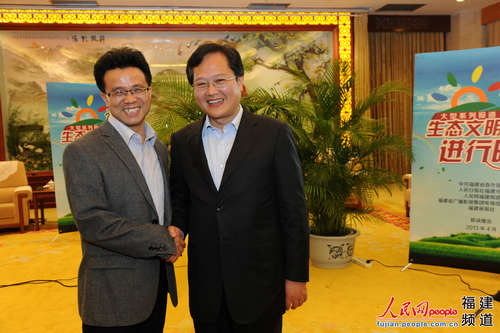 “推動生態文明建設”采訪團專訪漳州市委書記