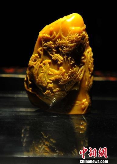 福州千年古街三坊七巷舉辦“石帝”展(組圖)