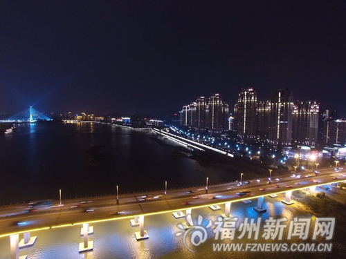 無人機航拍閩江日落視頻 吸引眾多網友眼球(圖)