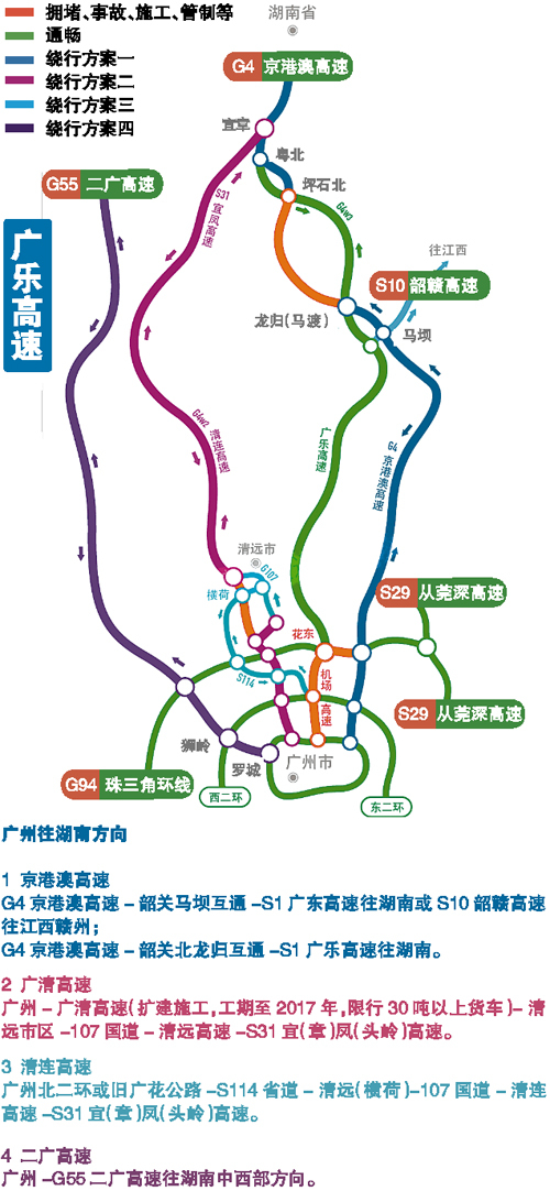 廣州日報(bào)：春節(jié)回家堵 9圖紓囧途