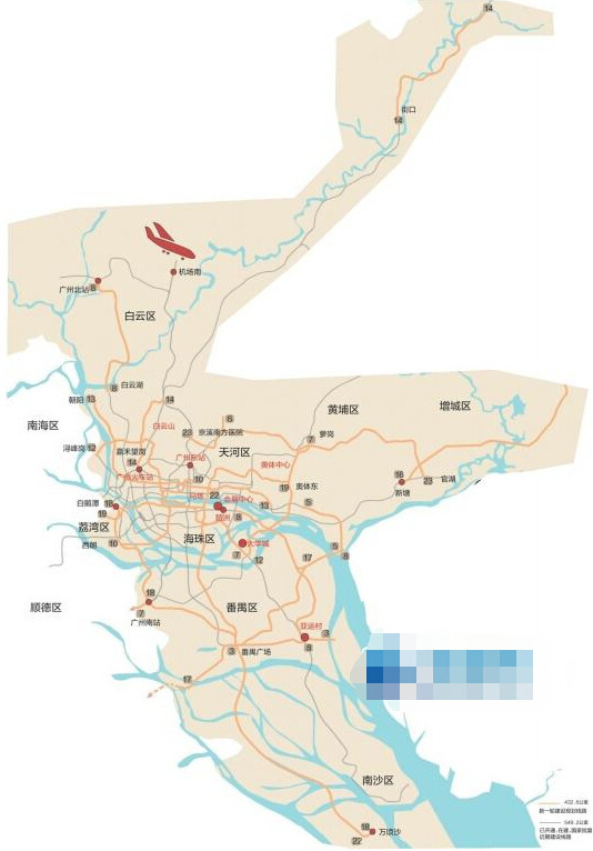 廣州未來(lái)十年中擬規(guī)劃新建16條地鐵線路