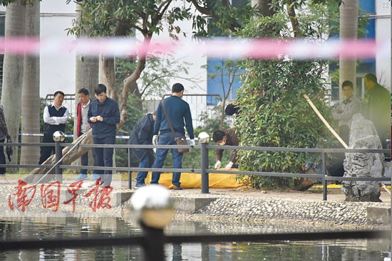 北海長青公園人工湖現浮尸 死者為女性約60歲(圖)