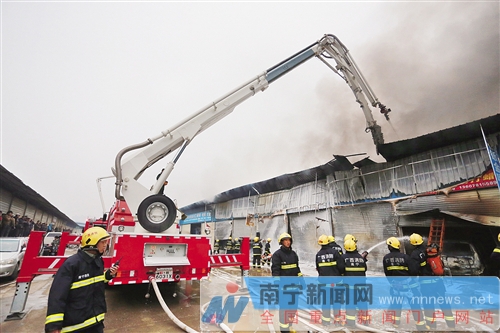 長堽路汽修店大火現(xiàn)場觸目驚心 14輛車被燒剩鐵殼