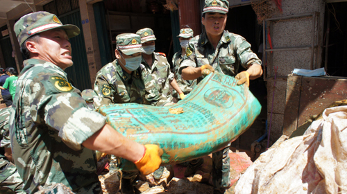 海南暴雨水災讓文昌滿目瘡痍