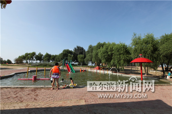 濱江濕地新建水上樂園 龍王島小型動(dòng)物園七月竣工