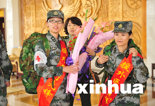 中國援非軍醫(yī)組載譽歸來