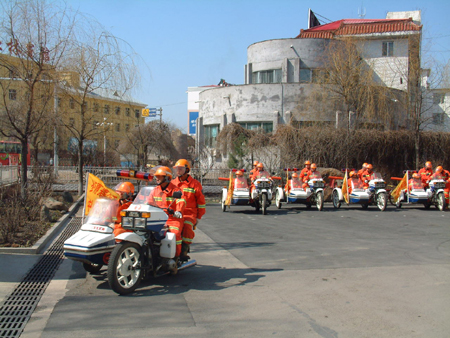 紅石林業(yè)局開展森林防火實戰(zhàn)練兵