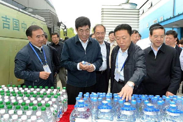 巴音朝魯蔣超良在白山巡檢重大項目推進工作